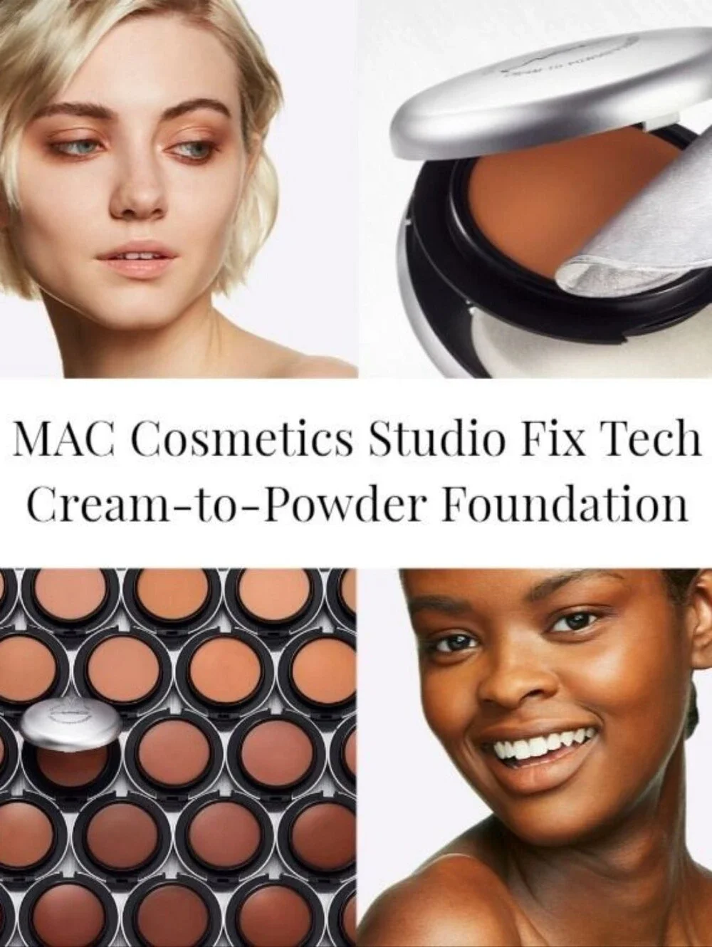 NC40 Mac Studio Tech Fix Cream To Powder Foundation Med Golden Brand New Boxed